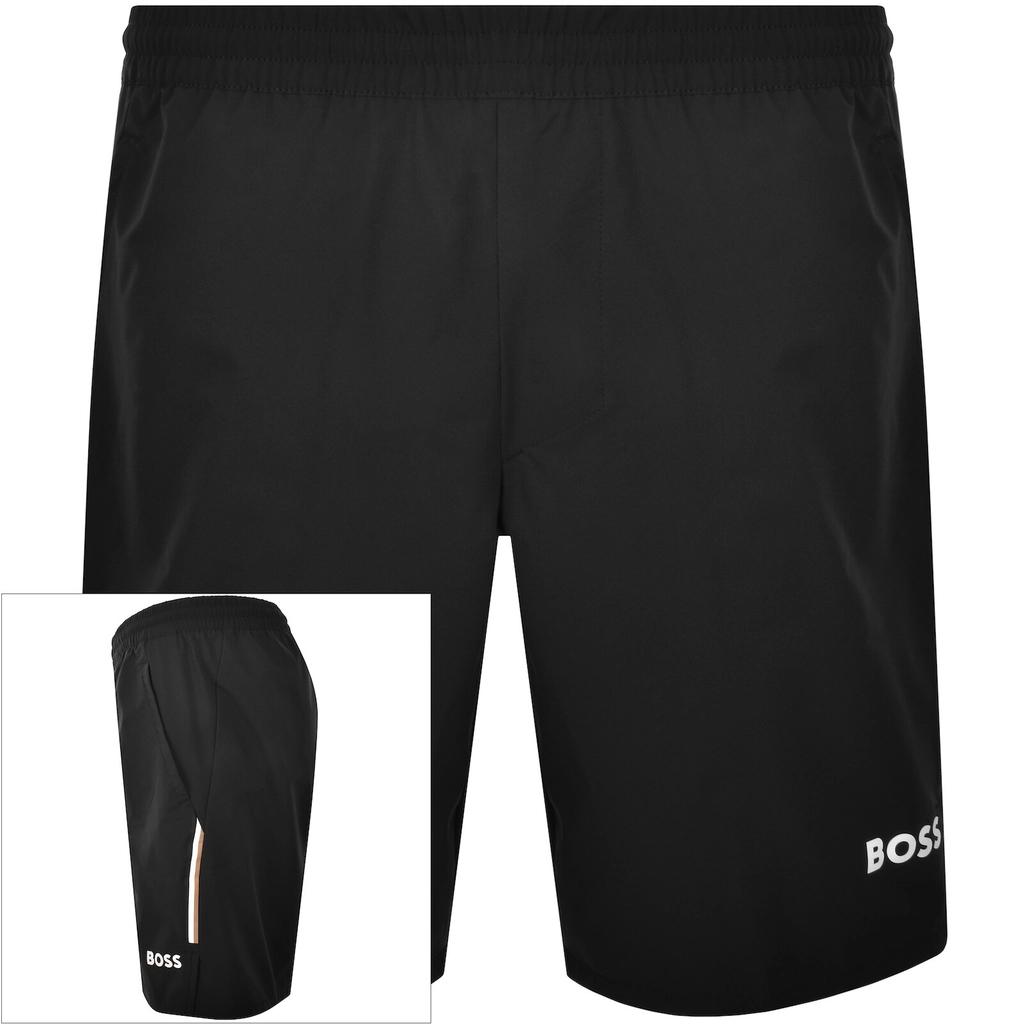 Boss Athleisure BOSS Score Toc 9 Inch Shorts Black